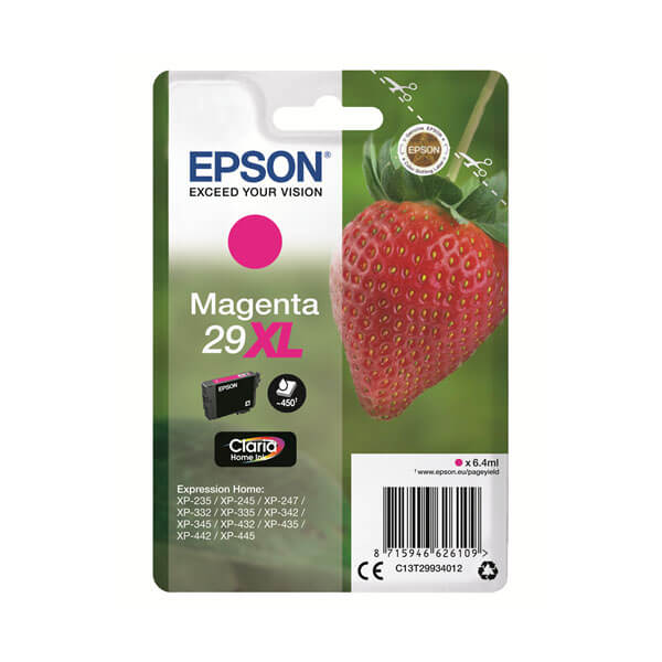 Original Epson (C13T29934012) T2993 / 29XL Tinte Magenta
