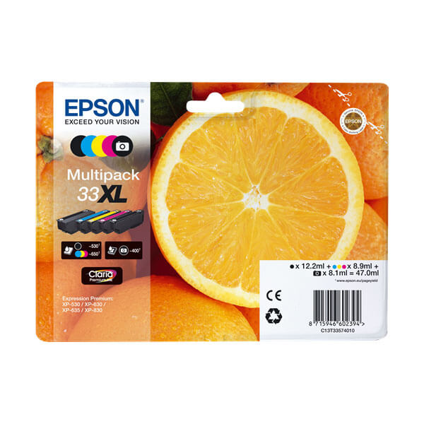 Original Epson 33XL / T3357 (C13T33574011) Multipack