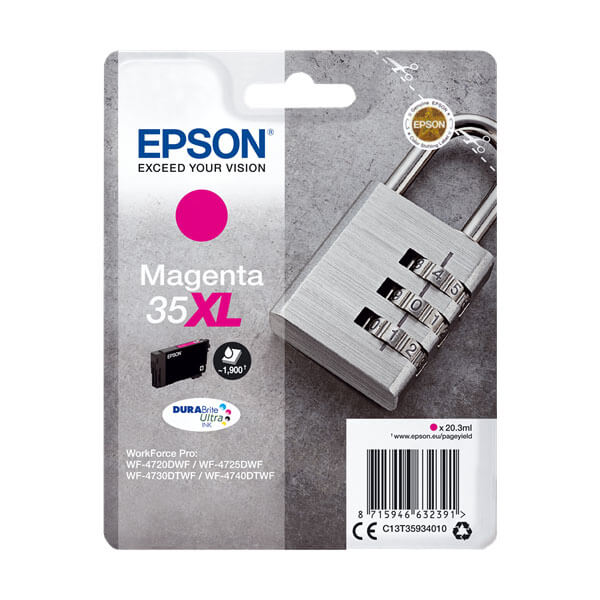 Original Epson (C13T35934010) T35XL Tinte Magenta