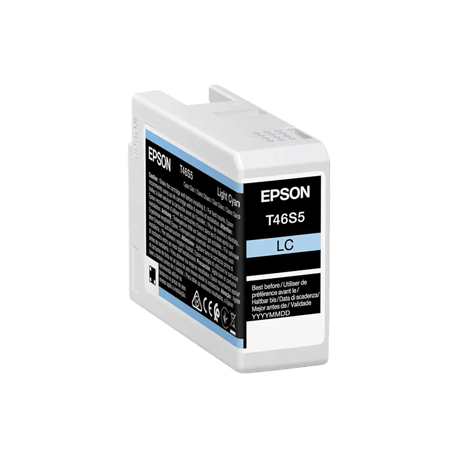 Original Epson T46S5 Druckerpatrone Cyan (hell) (C13T46S500)