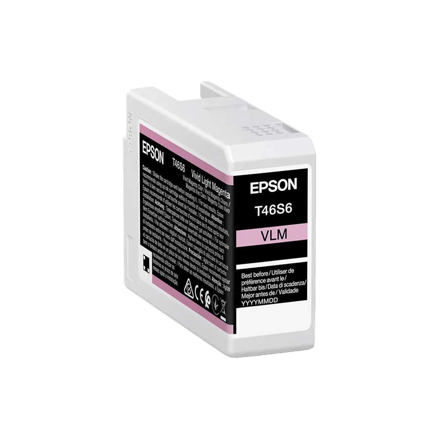 Original Epson T46S6 Druckerpatrone Magenta (hell) (C13T46S600)