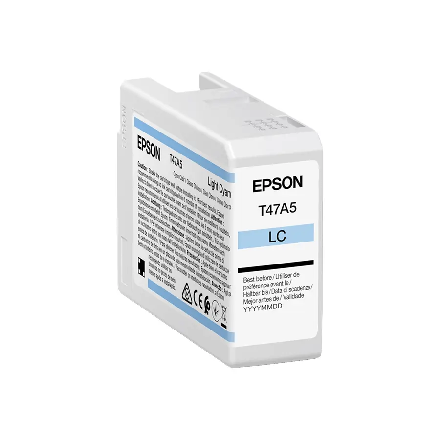 Original Epson T47A5 Druckerpatrone Cyan (hell) (C13T47A500)