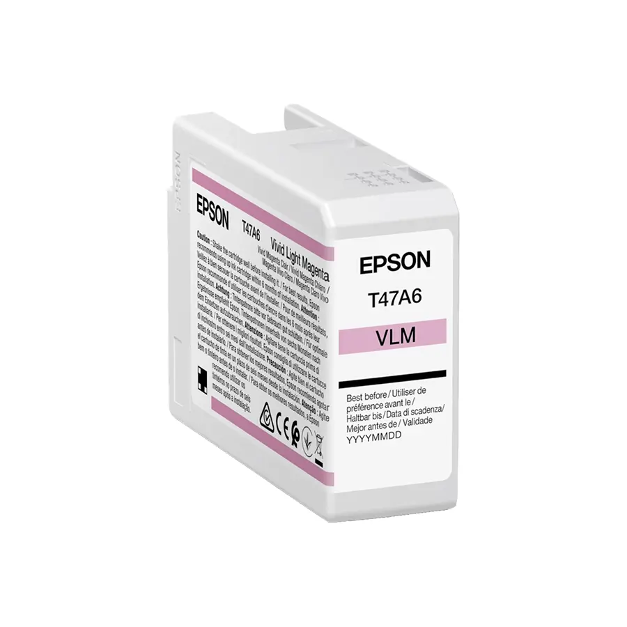 Original Epson T47A6 Druckerpatrone Magenta (hell) (C13T47A600)