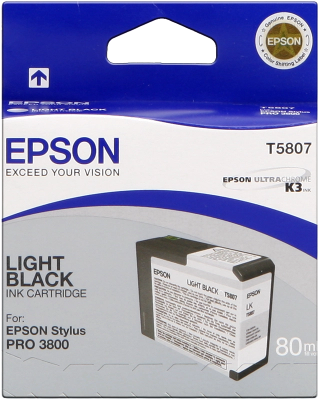 Original Epson T5807 Druckerpatrone lightblack C13T580700