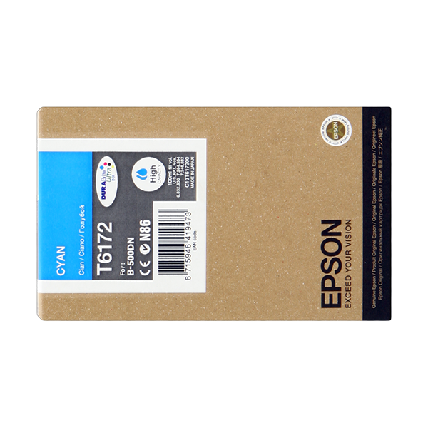 Original Epson T6172 (C13T617200) Druckerpatrone Cyan