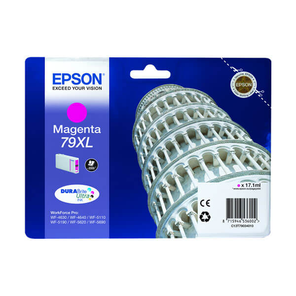 Original Epson T7903 XL (C13T79034010) Tinte Magenta