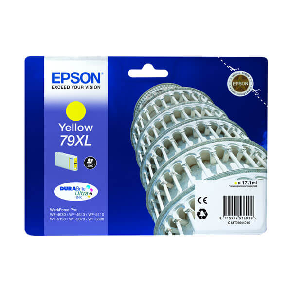 Original Epson T7904 XL (C13T79044010) Tinte Yellow