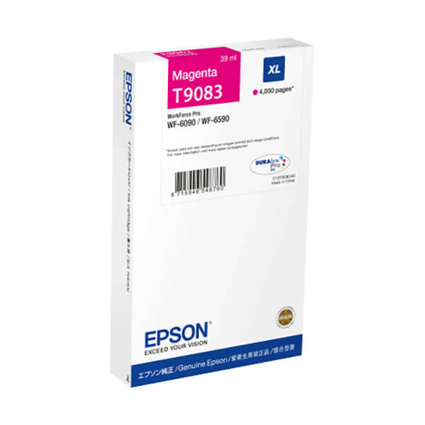 Original Epson T9083 (C13T908340) Tinte Magenta