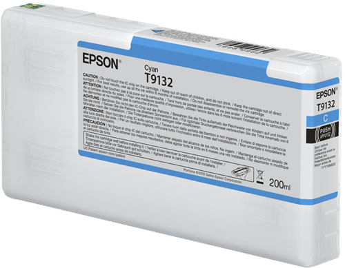 Original Epson T9132 (C13T913200) Cyan Tintenpatrone