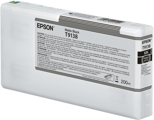 Original Epson T9138 (C13T913800) Matt Schwarz Tintenpatrone