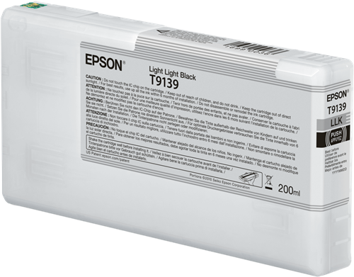 Original Epson T9139 (C13T913900) Light Light Schwarz Tintenpatrone