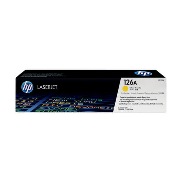 Original HP CE312A /126A Toner Yellow