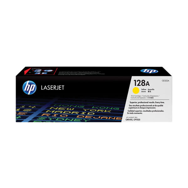 Original HP CE322A (128A) Toner Yellow