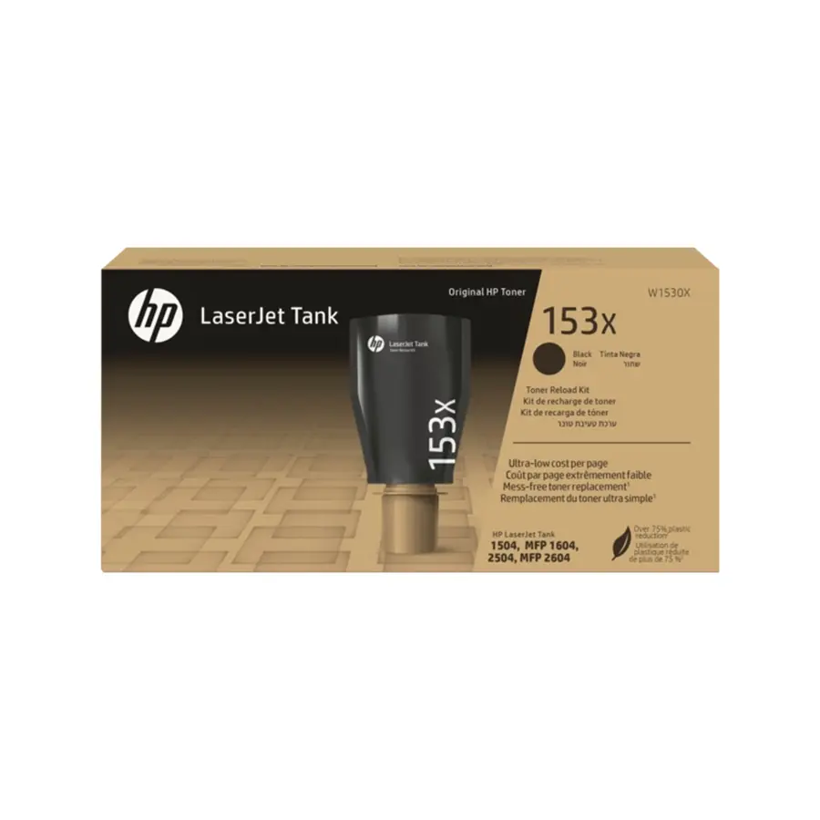 Original HP 153X Toner Schwarz (W1530X) LaserJet Tank Toner-Nachfüllkit