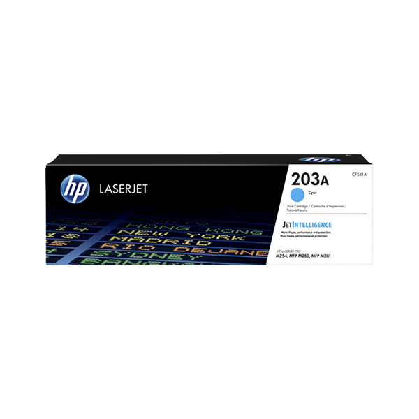 Original HP CF541A / 203A Toner Cyan