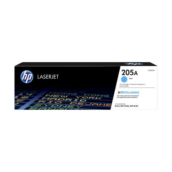 Original HP CF531A / 205A Toner Cyan