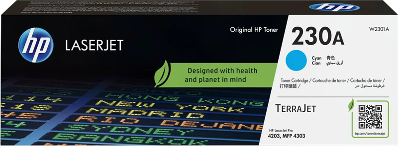 Original HP 230A / W2301A Toner Cyan
