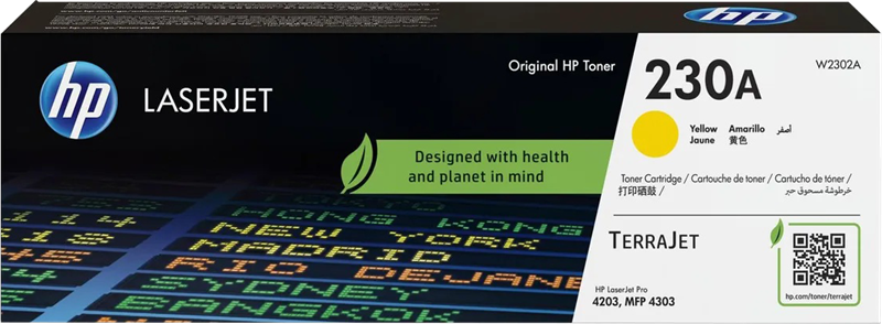 Original HP 230A / W2302A Toner Gelb