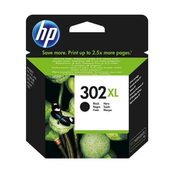 Original HP 302 XL (F6U68A) Tinte Black