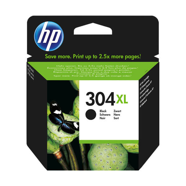 Original HP 304XL (N9K08A) Tinte Black