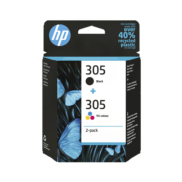 Original HP 305 Druckerpatronen Multipack