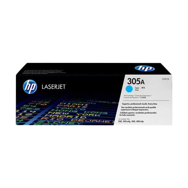 Original HP CE411A / 305A  Toner Cyan