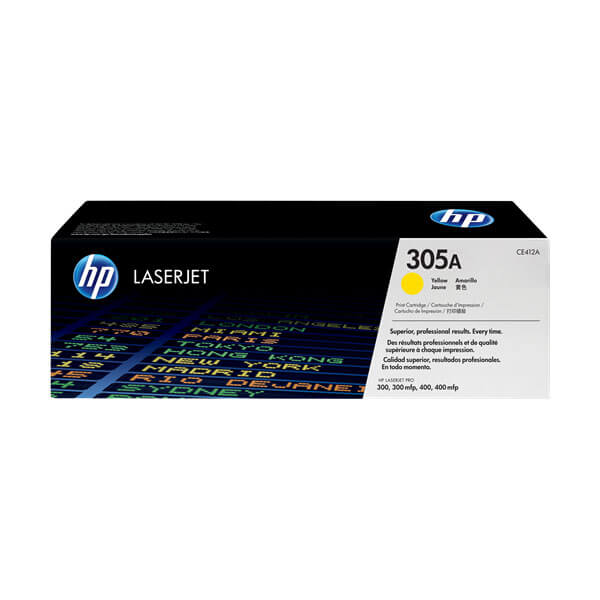 Original HP CE412A / 305A Toner Yellow