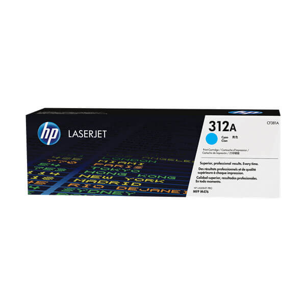 Original HP CF381A (312A) Toner Cyan