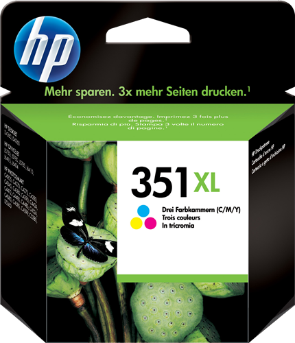 Original HP 351 XL (CB338EE) Tintenpatrone Color