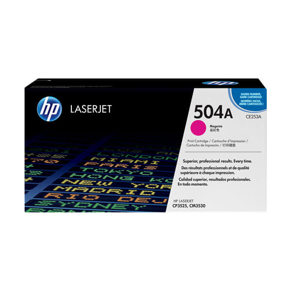 Original HP CE253A (504A) Toner Magenta