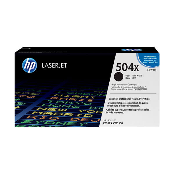 Original HP CE250X (504X) Toner Black