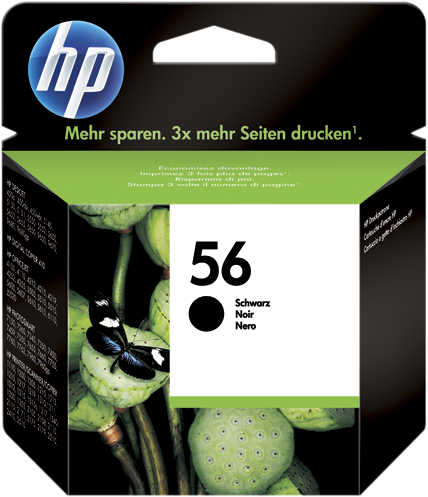 Original HP 56 (C6656AE) Tinte Black