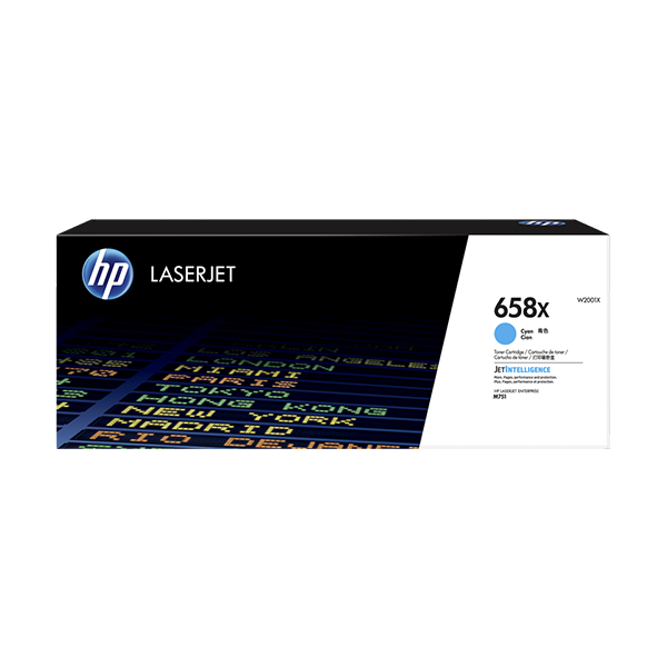 Original HP 658A (W2001A)Toner Cyan