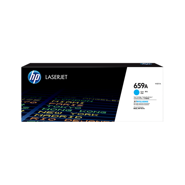 Original HP 659A (W2011A) Toner Cyan