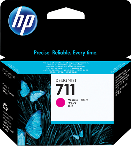 Original HP 711 Magenta Tintenpatrone (CZ131A)