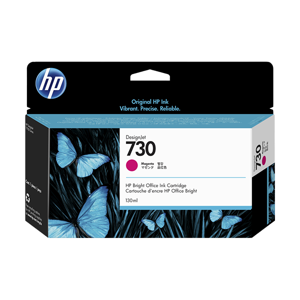 Original HP 730 (P2V63A) Druckerpatrone Magenta