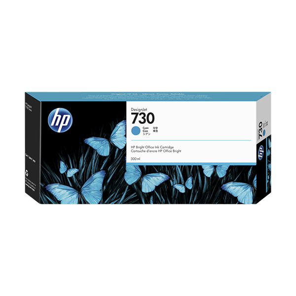 Original HP 730 (P2V68A) Druckerpatrone Cyan