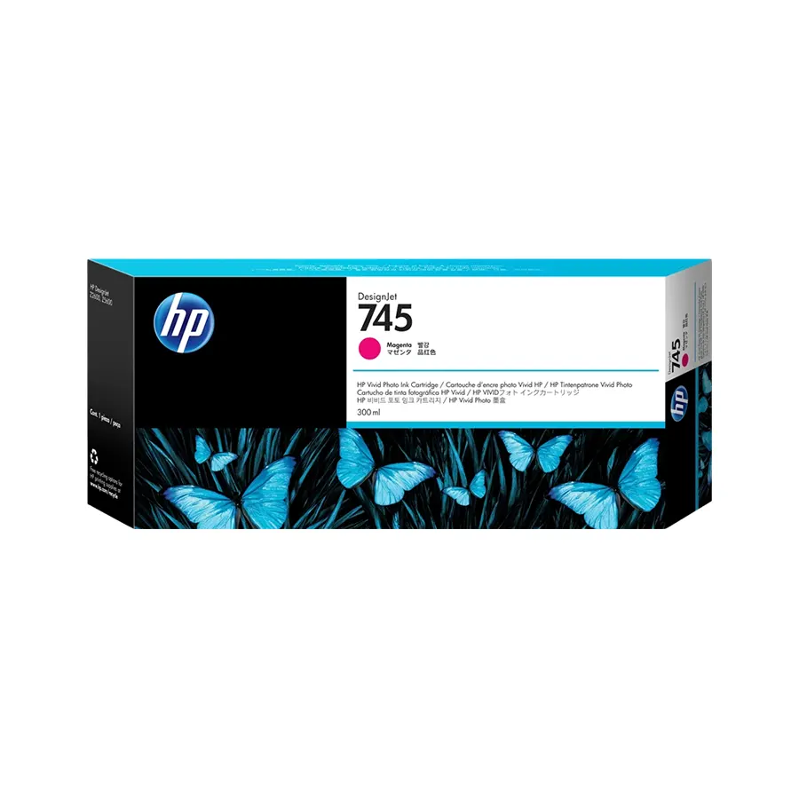 Original HP 745 Druckerpatrone Magenta (F9K01A)