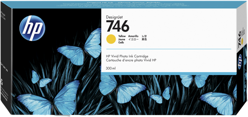 Original HP TintenpatroneP2V79A 746 Gelb