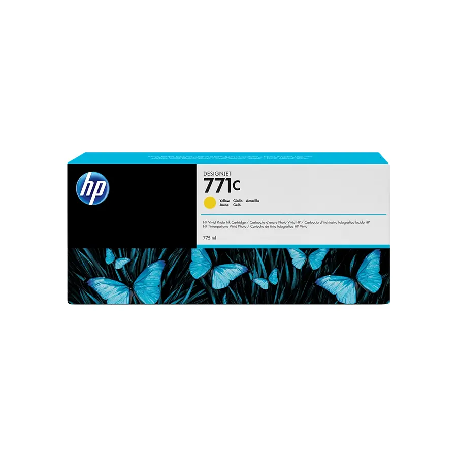 Original HP 771C Druckerpatrone Gelb (B6Y10A)