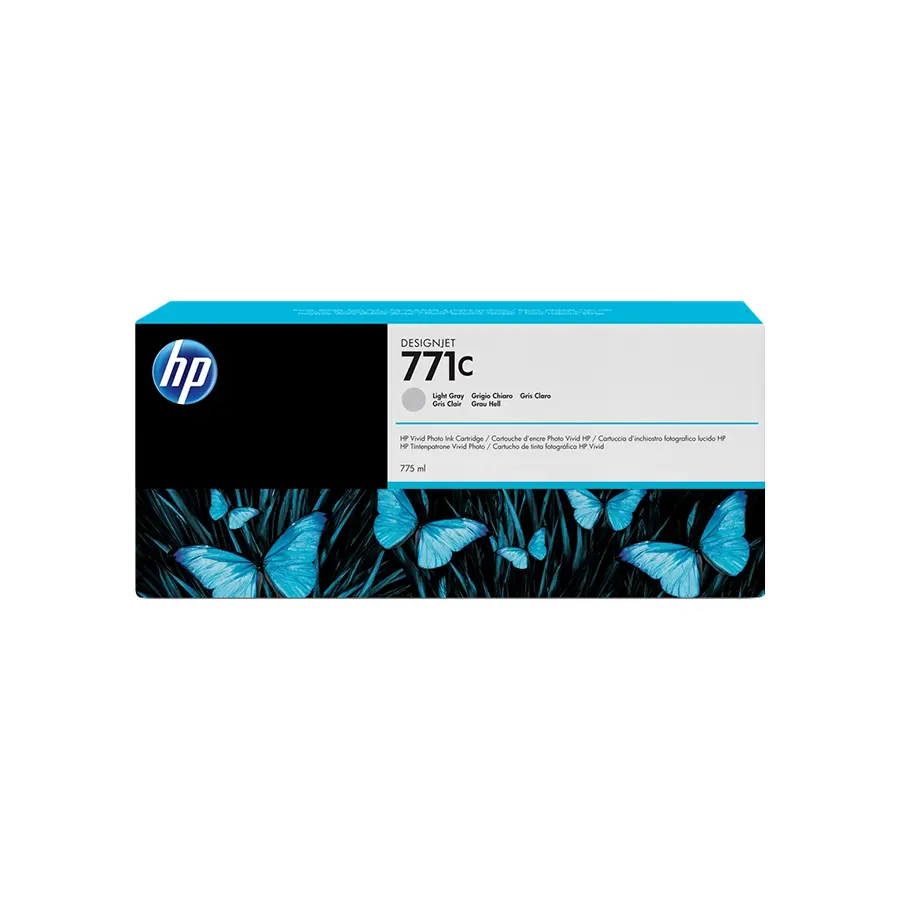 Original HP 771C Druckerpatrone Grau (hell) (B6Y14A)