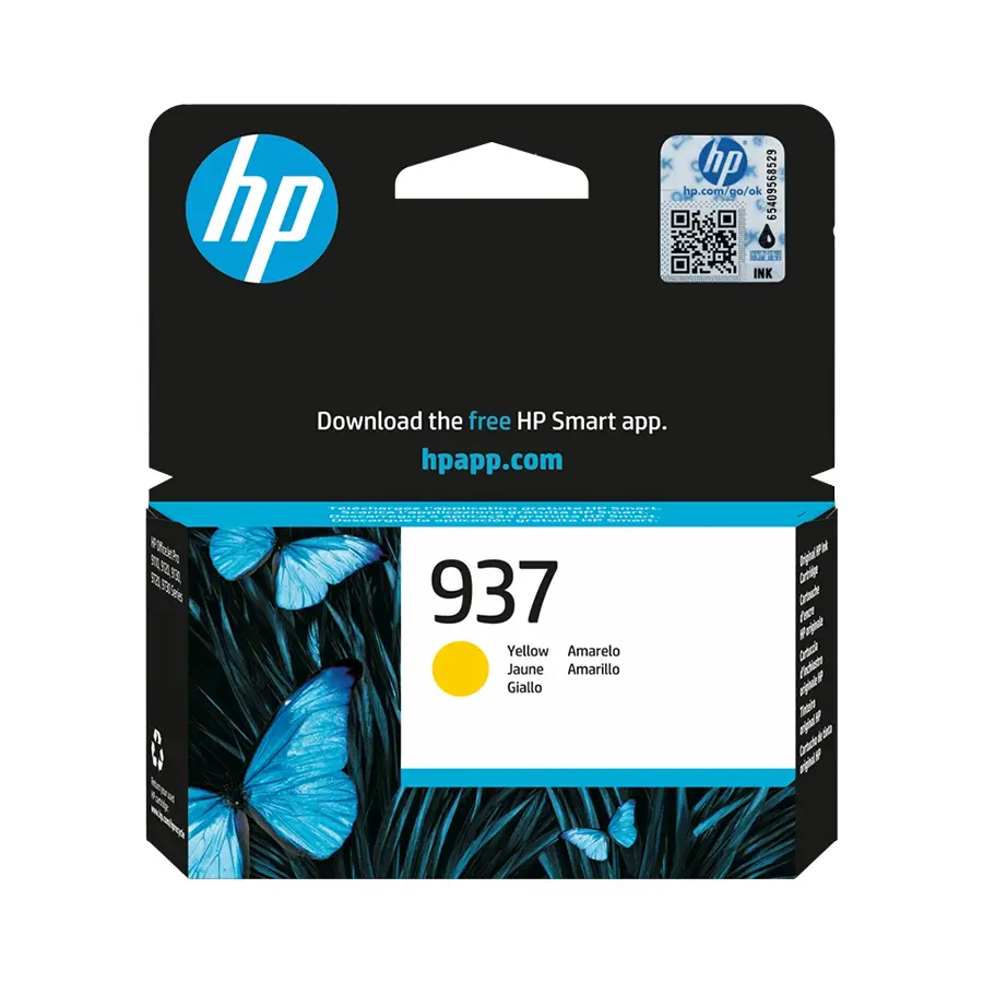 Original HP 937 Druckerpatrone Gelb (4S6W4NE)