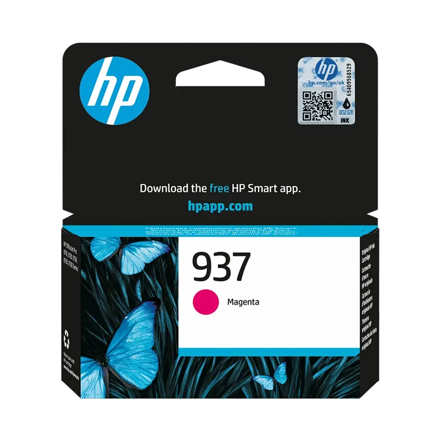 Original HP 937 Druckerpatrone Magenta (4S6W3NE)