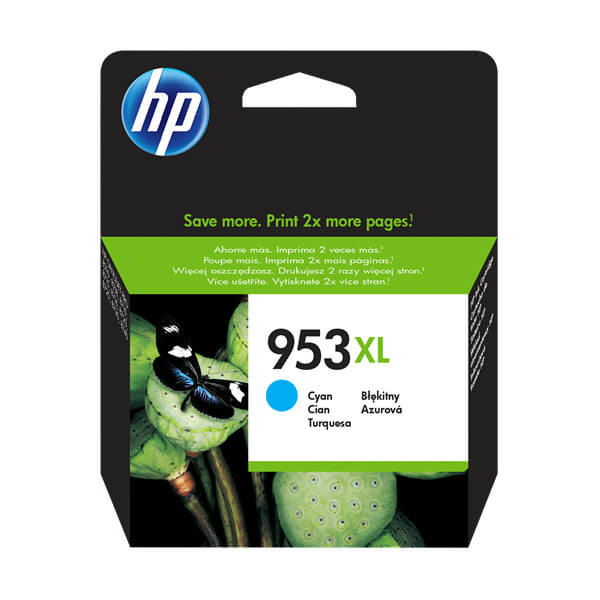 Original HP 953XL (F6U16AE) Tinte Cyan