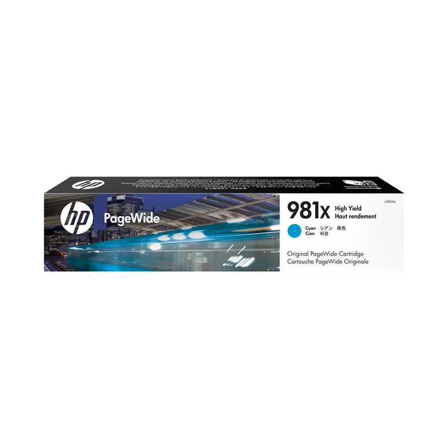 Original HP 981X Druckerpatrone Cyan (L0R09A)