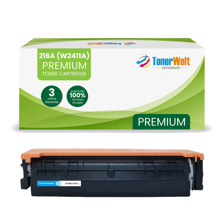 Alternativ zu HP 216A (W2411A) Toner Cyan (mit Chip)