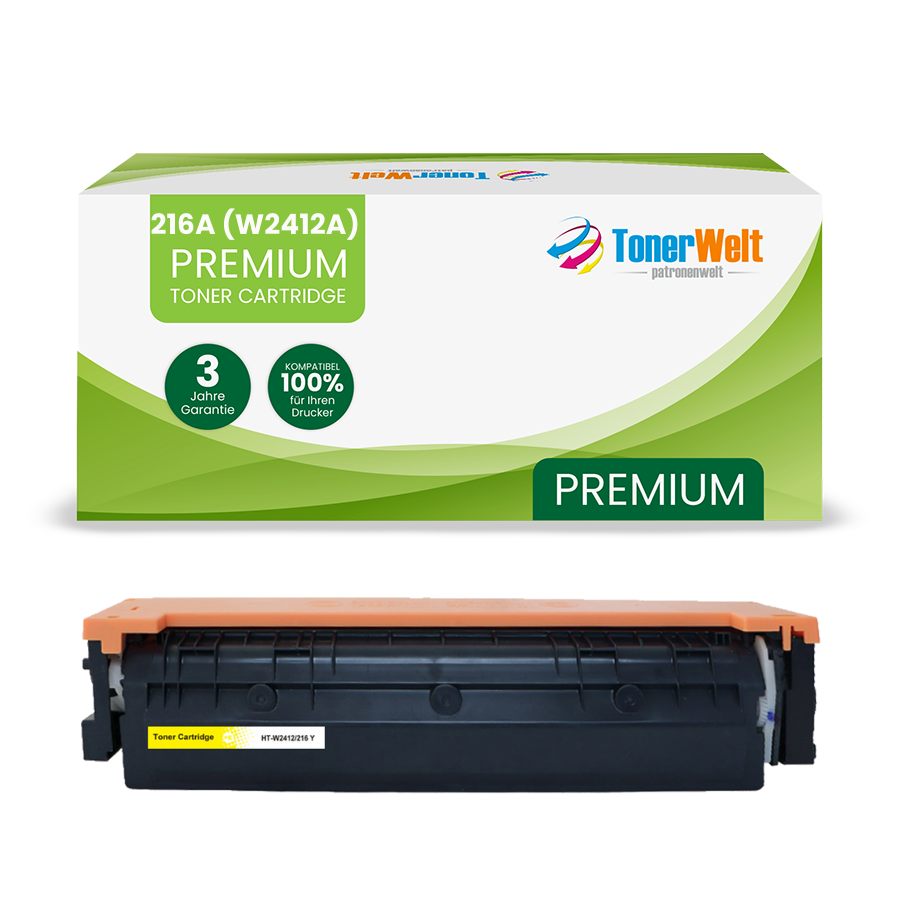 Alternativ zu HP 216A (W2412A) Toner Gelb (mit Chip)