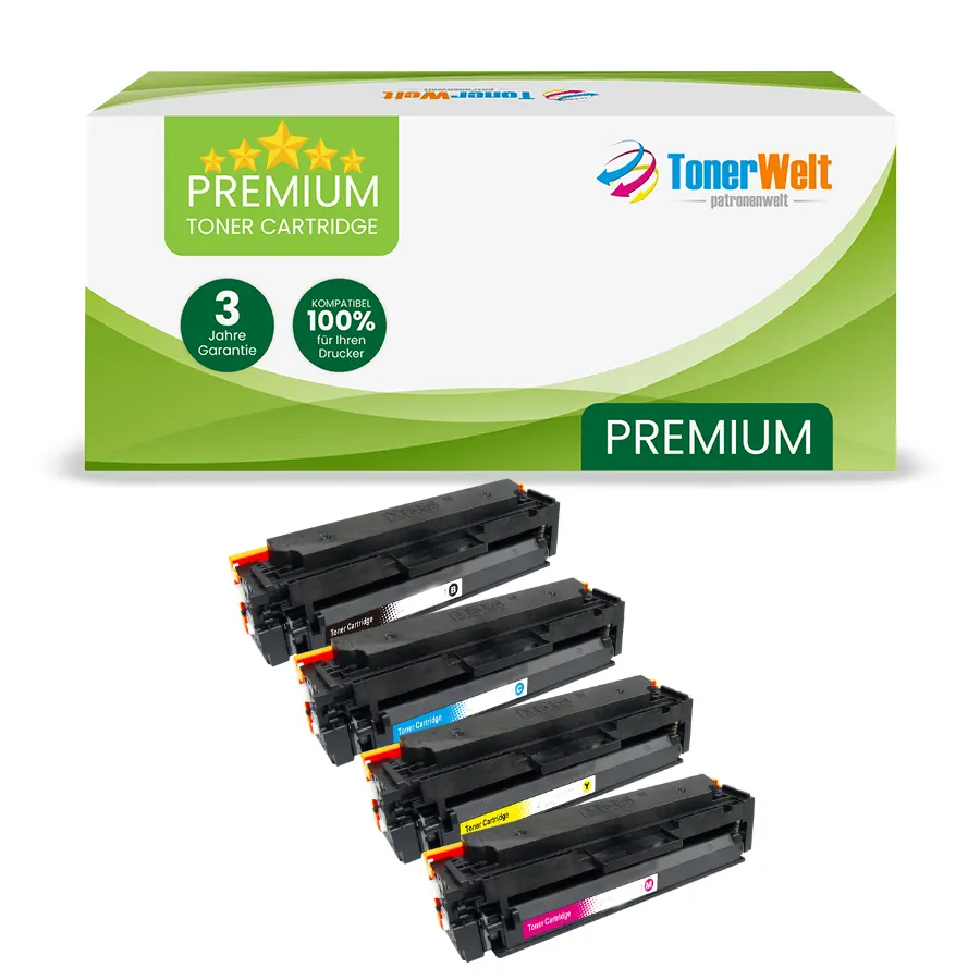 Kompatibel zu Canon 75 Toner Schwarz/Cyan/Magenta/Gelb, Multipack