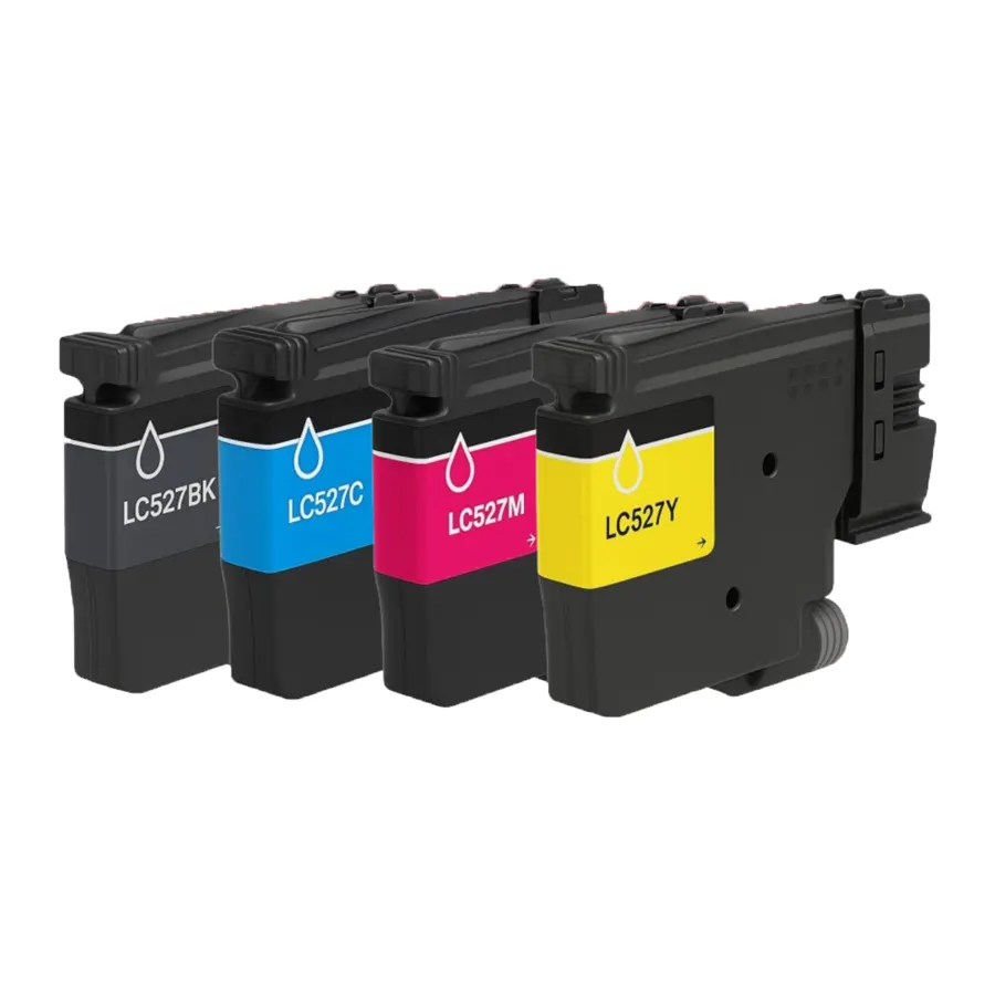 Kompatibel zu Brother LC 527 Druckerpatrone Schwarz/ Cyan/ Magenta/ Gelb