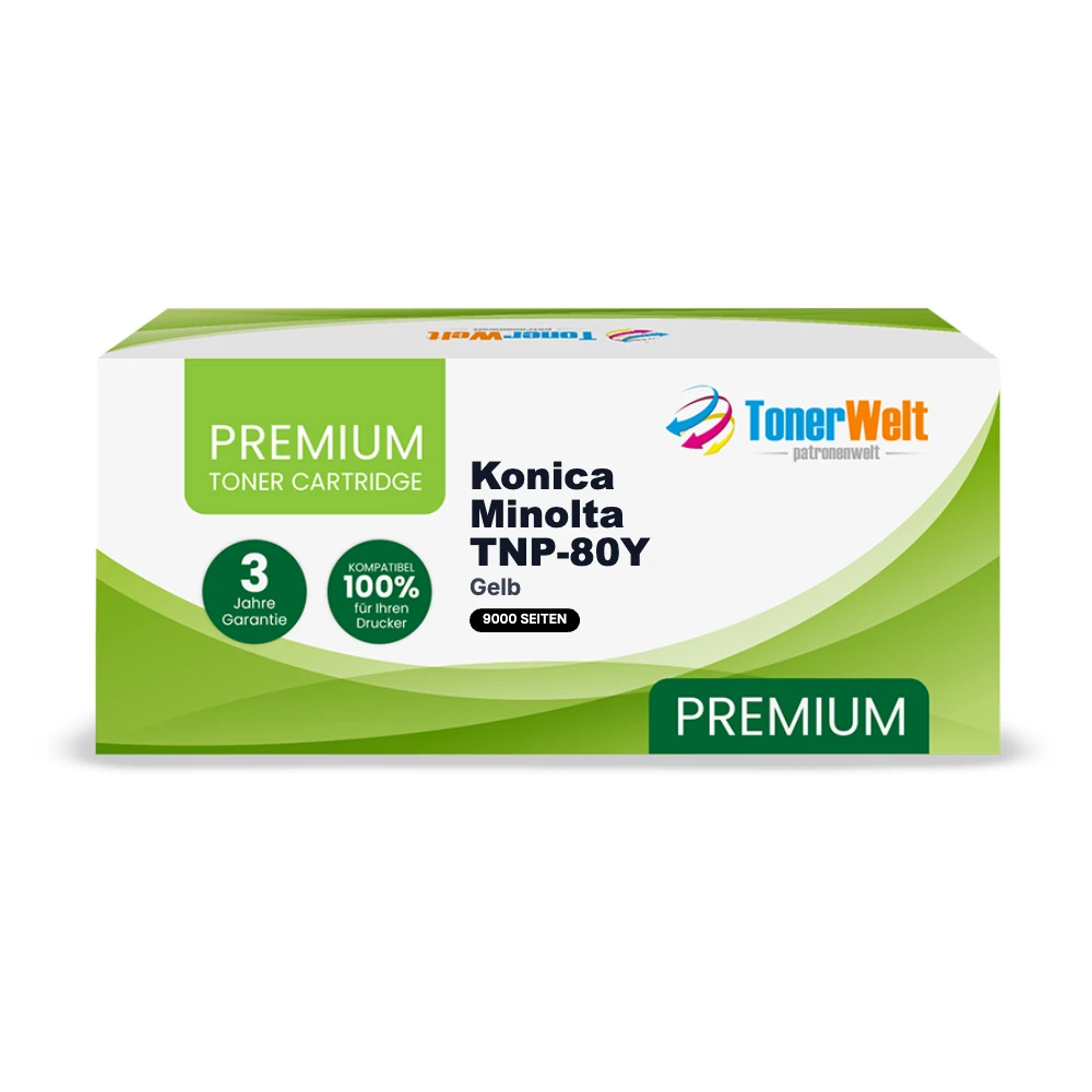 Kompatibel zu Konica Minolta TNP-80Y / AAJW252 Toner Gelb